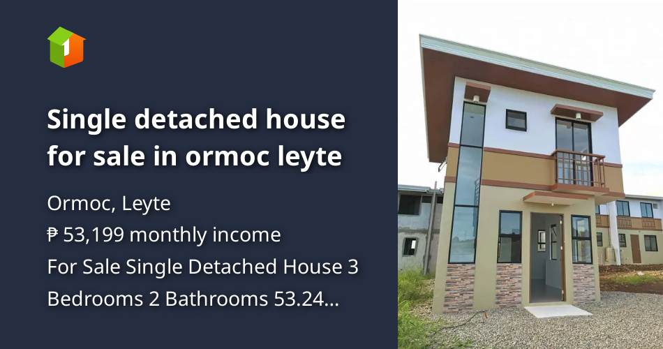 Single detached house for sale in ormoc leyte [House and Lot 🏘️