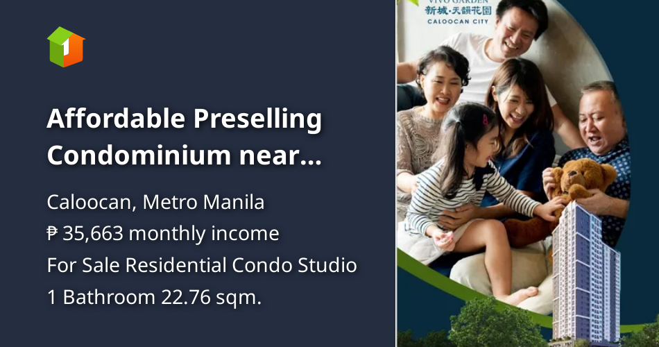 Affordable Preselling Condominium near Monumento Circle Caloocan City