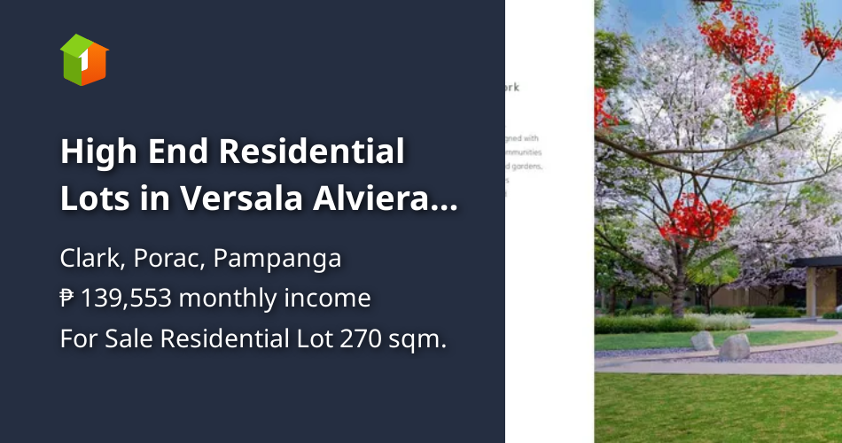 High End Residential Lots in Versala Alviera Pampanga [Lot 🚜] (June