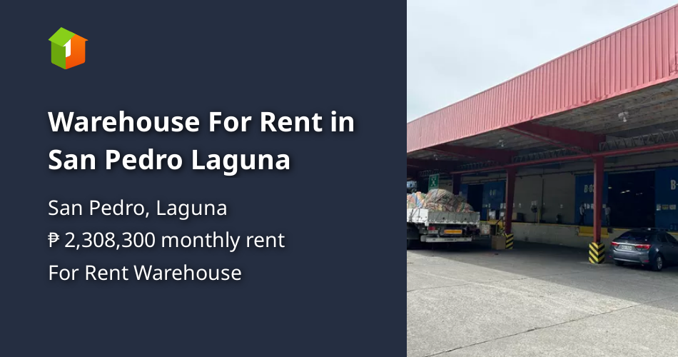 Warehouse For Rent in San Pedro Laguna Property 🏭] (May 2024) in San Pedro, Laguna