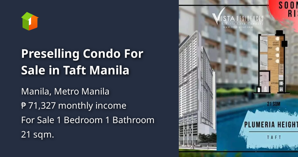 Preselling Condo For Sale in Taft Manila [Condo 🏙️] (June 2021) in