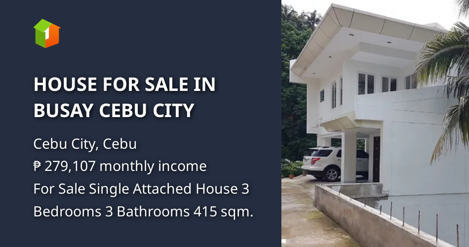 HOUSE FOR SALE IN BUSAY CEBU CITY [House and Lot 🏘️] (September 2022