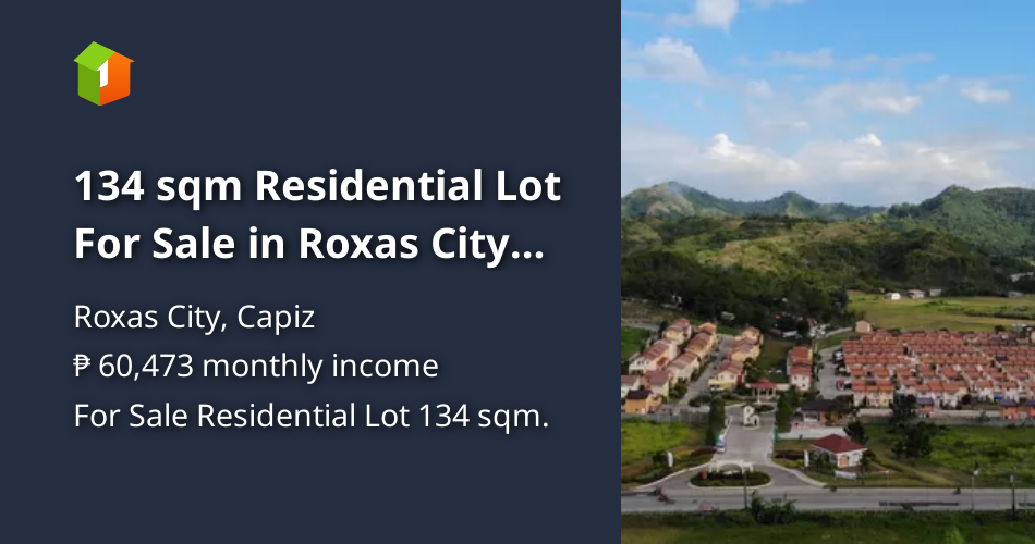 134 sqm Residential Lot For Sale in Roxas City Capiz [Lot 🚜] (January