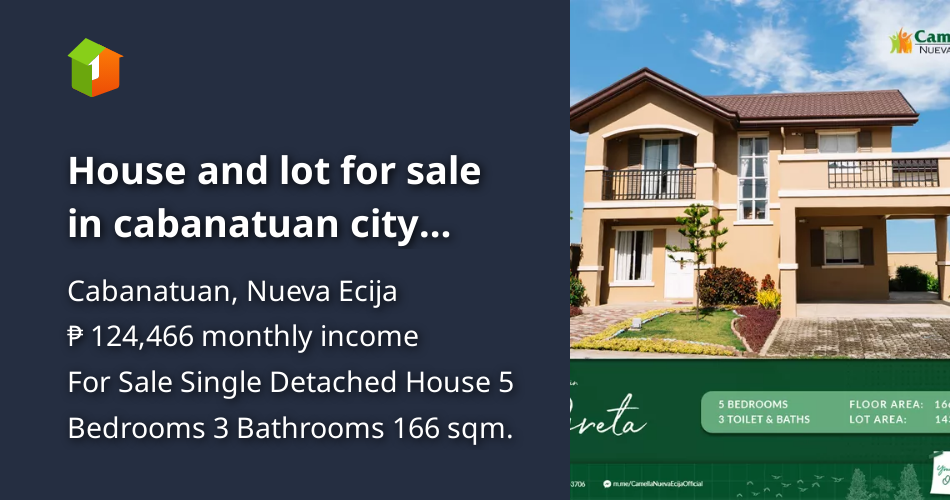 House and lot for sale in cabanatuan city Nueva ecija [House and Lot 🏘️