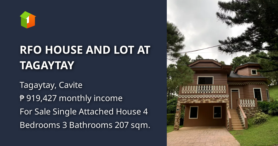 RFO HOUSE AND LOT AT TAGAYTAY [House and Lot 🏘️] (February 2023) in
