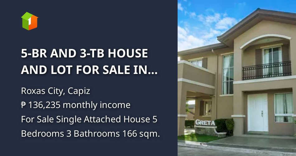 5BR AND 3TB HOUSE AND LOT FOR SALE IN CAPIZ CAMELLA CAPIZ [House