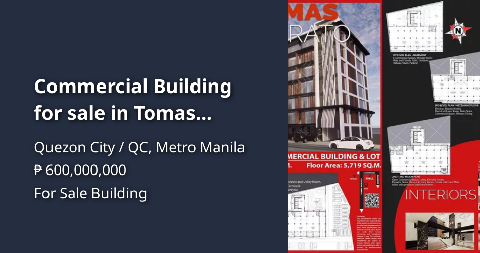 Commercial Building for sale in Tomas Morato, Quezon City [Commercial ...