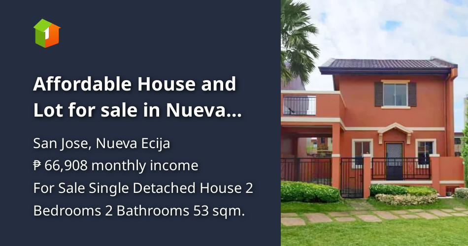 Affordable House and Lot for sale in Nueva Ecija [House and Lot 🏘️