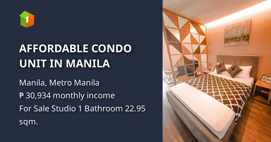 AFFORDABLE CONDO UNIT IN MANILA [Condo 🏙️] (February 2023) in Manila