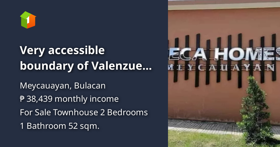 Very accessible boundary of Valenzuela and Meycauayan Bulacan [House
