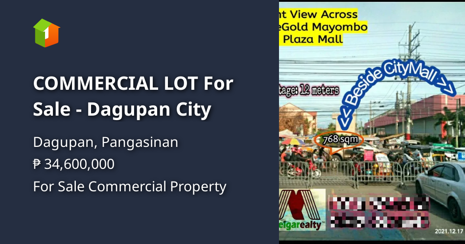 COMMERCIAL LOT For Sale Dagupan City Property 🏭] (July