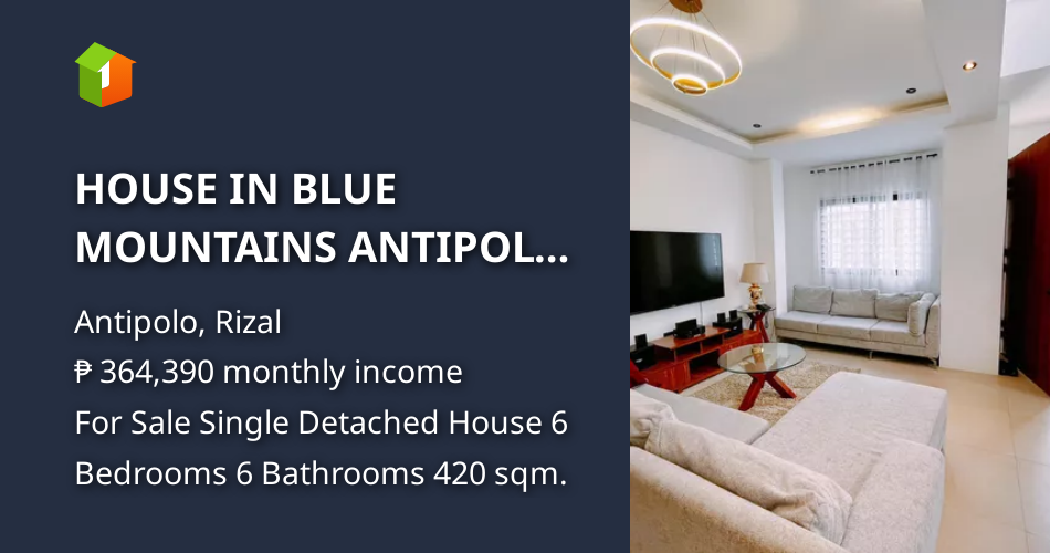 HOUSE IN BLUE MOUNTAINS ANTIPOLO FOR SALE [House and Lot 🏘️] (January