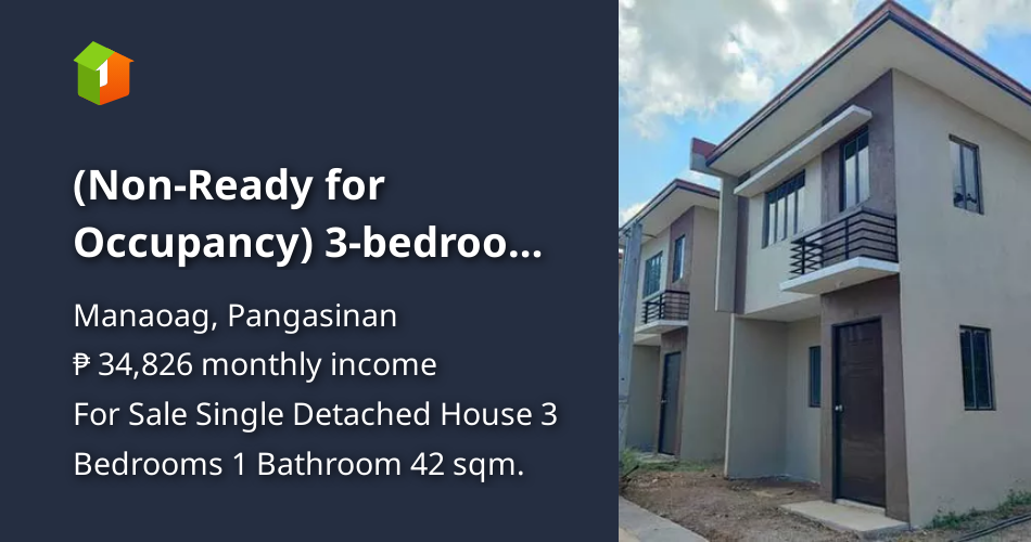 (NonReady for Occupancy) 3bedroom House in Manaoag, Pangasinan [House and Lot 🏘️] (March 2024