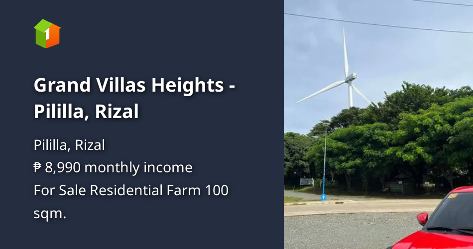 Grand Villas Heights Pililla, Rizal [Lots 🚜] (December 2022) in