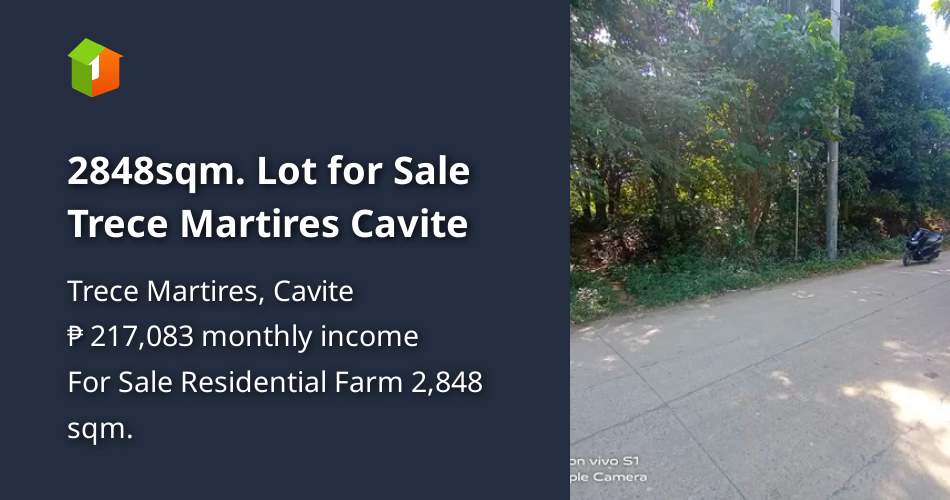 2848sqm. Lot for Sale Trece Martires Cavite [Lot 🚜] (September 2024) in