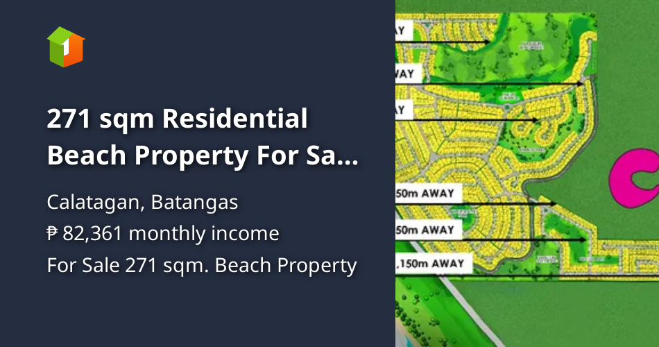 271 sqm Residential Beach Property For Sale in Calatagan Batangas [Beach Property 🏖️] (August