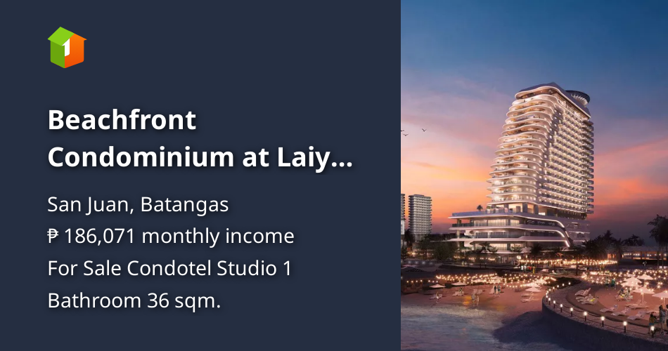 Beachfront Condominium at Laiya San Juan Batangas [Condo 🏙️] (August