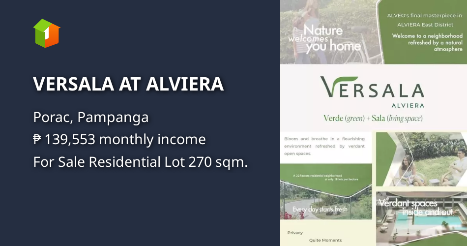 VERSALA AT ALVIERA [Lots 🚜] (March 2025) in Porac, Pampanga for sale