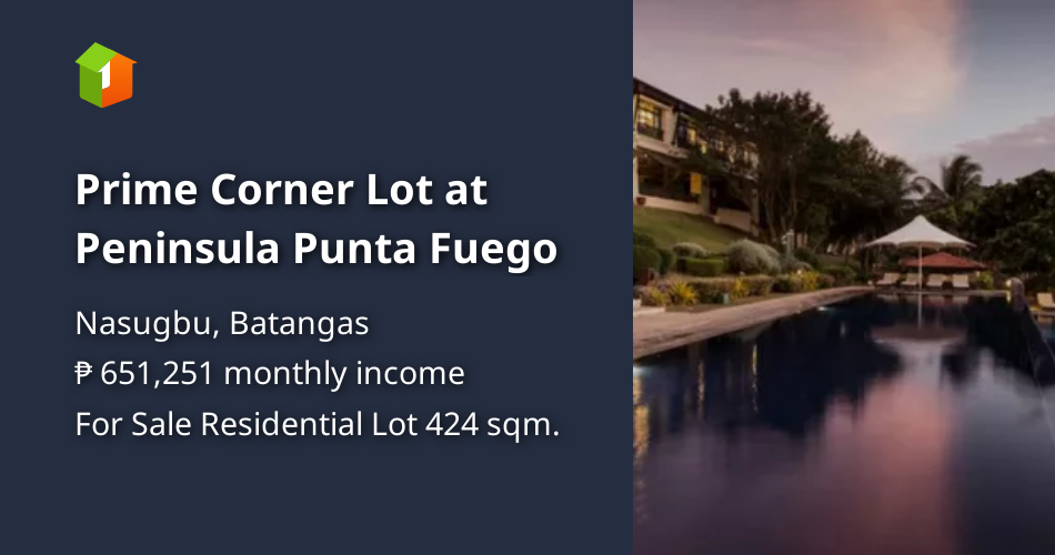 Prime Corner Lot at Peninsula Punta Fuego [Lots 🚜] (October 2025) in ...