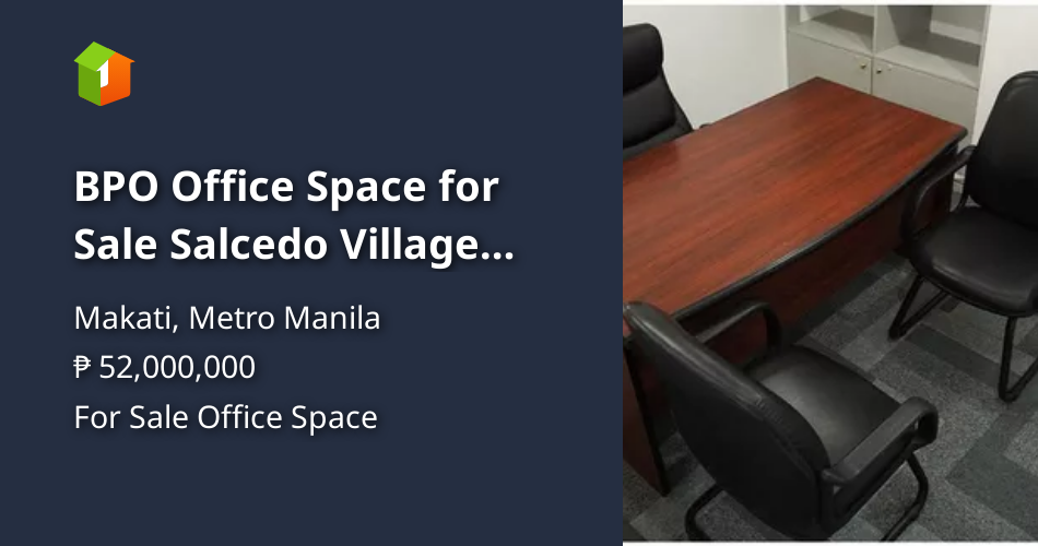 BPO Office Space for Sale Salcedo Village Makati City 305qm