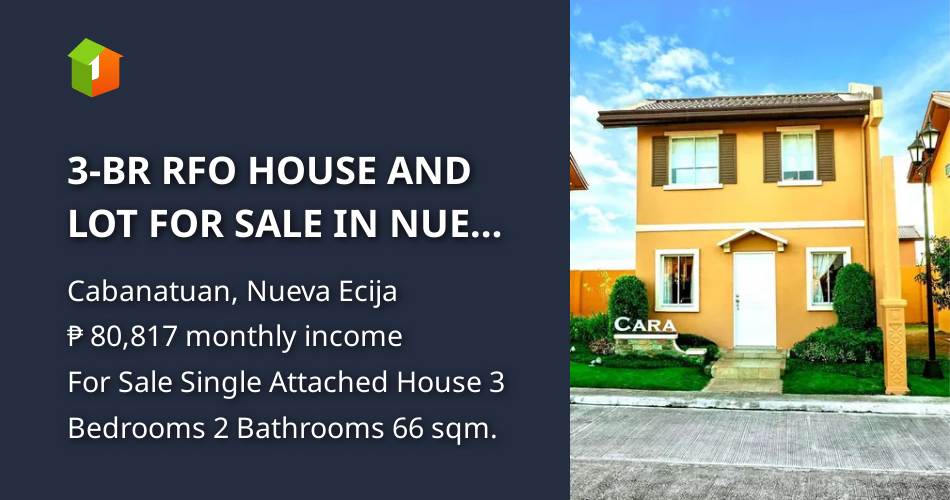 3BR RFO HOUSE AND LOT FOR SALE IN NUEVA ECIJA [House and Lot 🏘️