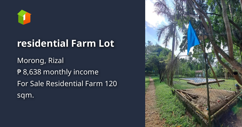Residential Farm Lot [Lot 🚜] (October 2023) in Morong, Rizal for sale