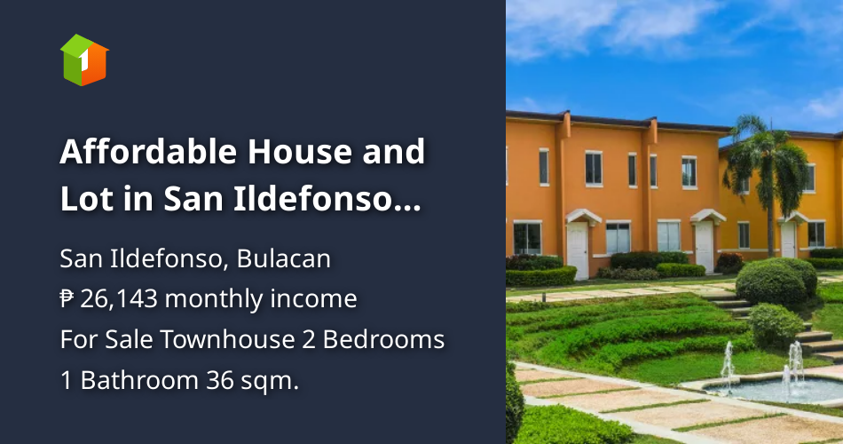 Affordable House and Lot in San Ildefonso Bulacan [House and Lot 🏘️