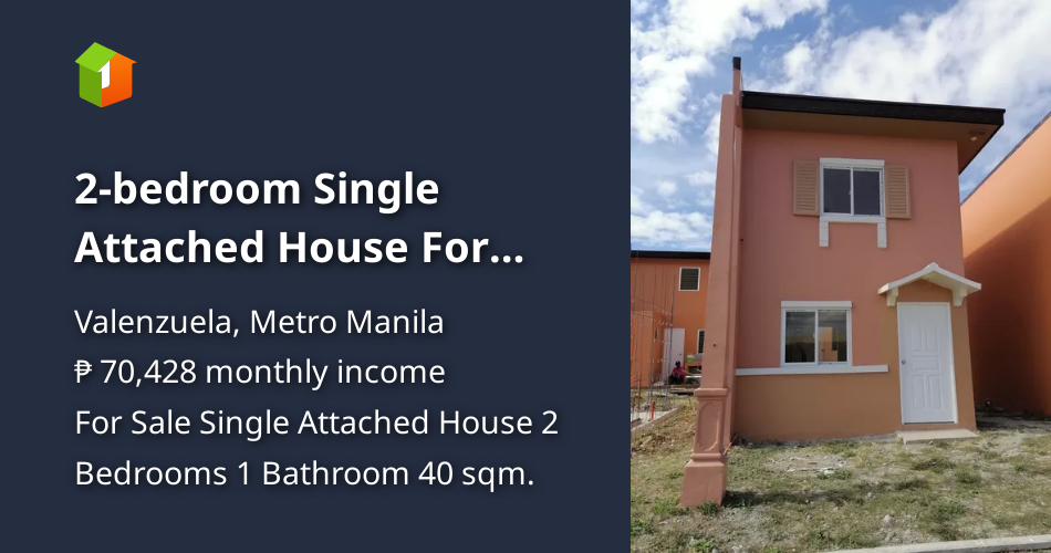 2bedroom Single Attached House For Sale in Valenzuela Metro Manila