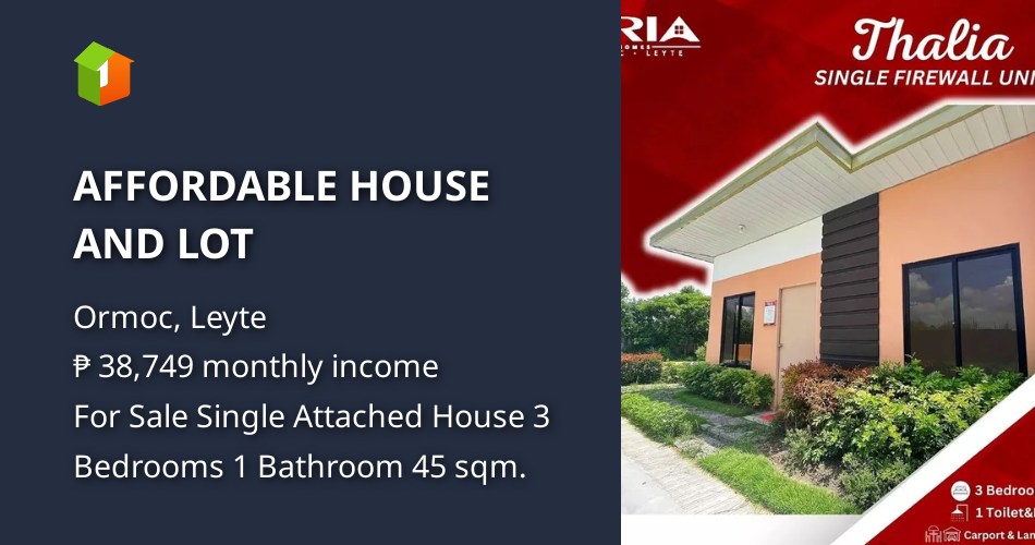 AFFORDABLE HOUSE AND LOT [House and Lot 🏘️] (April 2023) in Ormoc