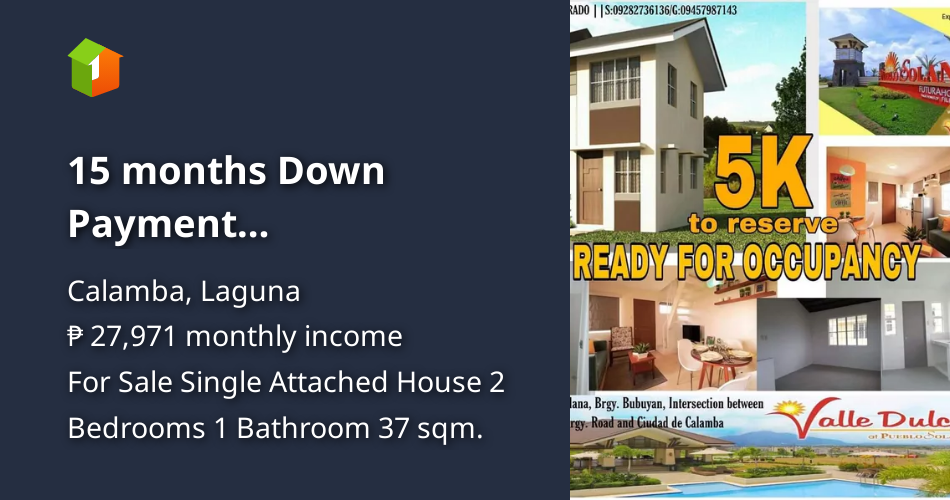 15 months Down Payment PromoHurry!!READY FOR OCCUPANCY!!5K R LANG [House and Lot 🏘️] (November