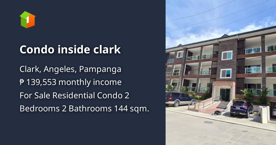 Condo inside clark [Condo 🏙️] (September 2024) in Clark, Angeles