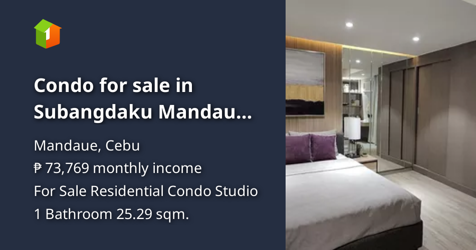 Condo for sale in Subangdaku Mandaue City Cebu [Condos 🏙️] (November ...