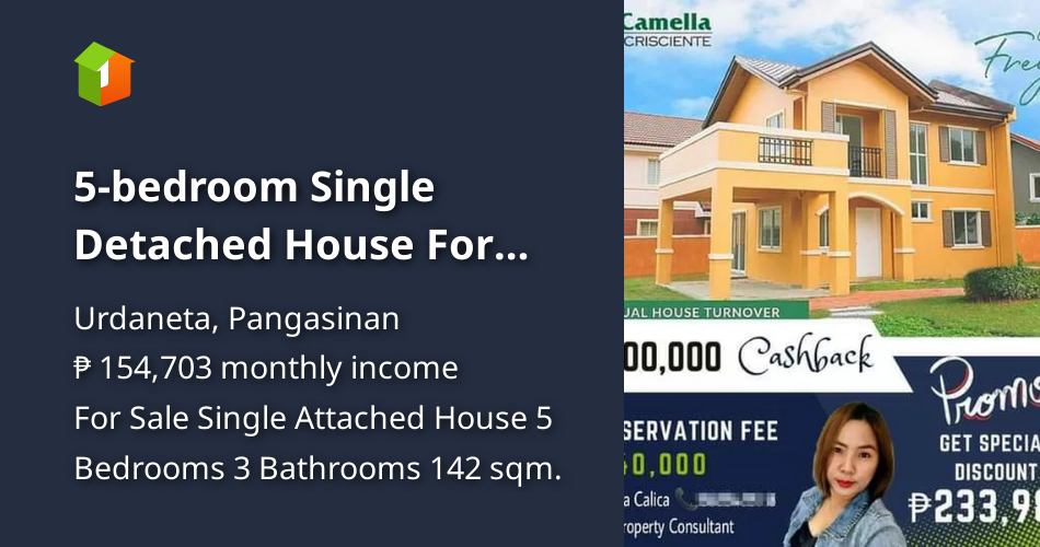 5bedroom Single Detached House For Sale in Pangasinan [House