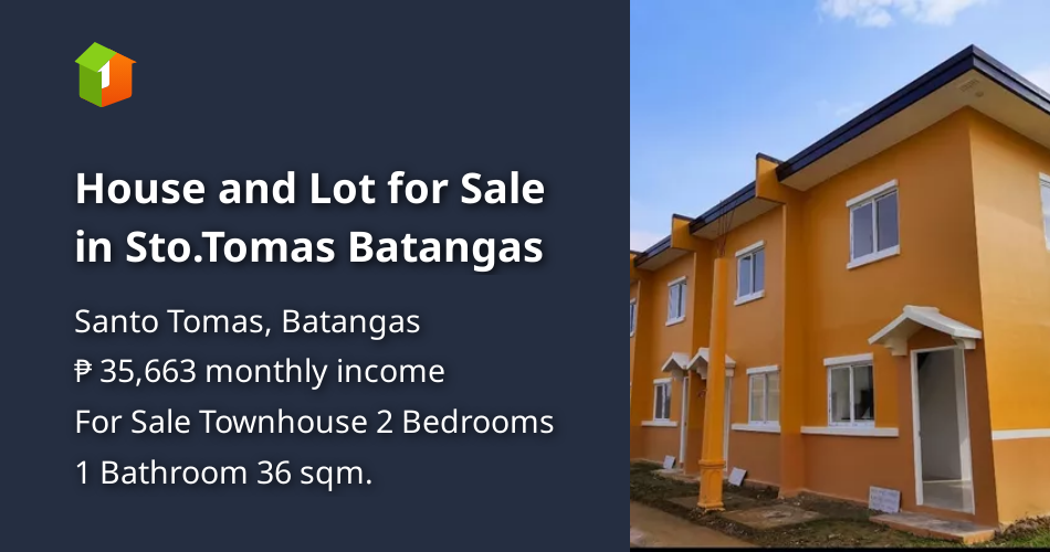 House and Lot for Sale in Sto.Tomas Batangas [House and Lot 🏘️] (November 2021) in Santo Tomas