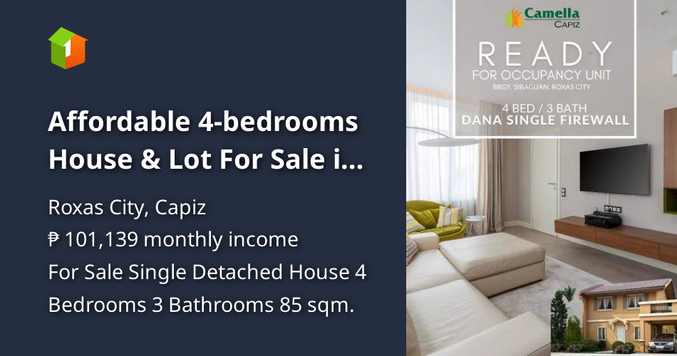 Affordable 4bedrooms House & Lot For Sale in Roxas City Capiz [House