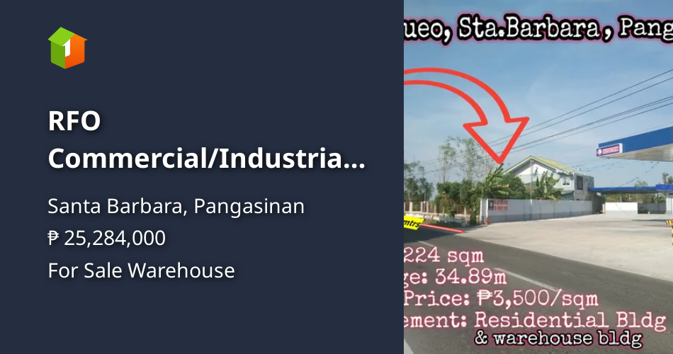 RFO Commercial/Industrial Property Property 🏭] (September 2024) in Santa Barbara