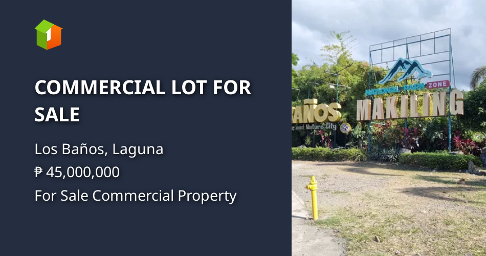 COMMERCIAL LOT FOR SALE Property 🏭] (September 2024) in Los