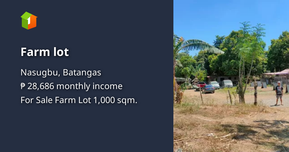 Farm lot [Lot 🚜] (October 2023) in Nasugbu, Batangas for sale