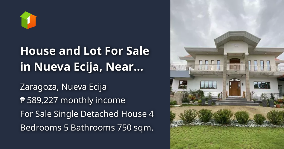 House and Lot For Sale in Nueva Ecija, Near NLEX [House and Lot 🏘️