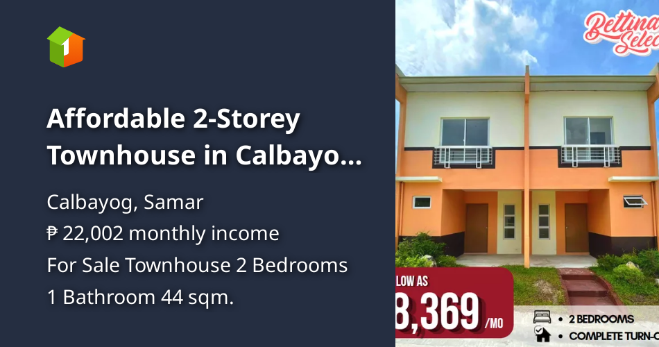 Affordable 2Storey Townhouse in Calbayog City [House and Lot 🏘️
