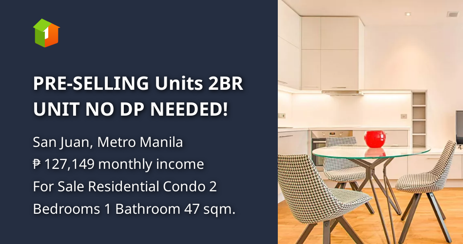 PRE-SELLING Units 2BR UNIT NO DP NEEDED! [Condos 🏙️] (October 2023) in ...