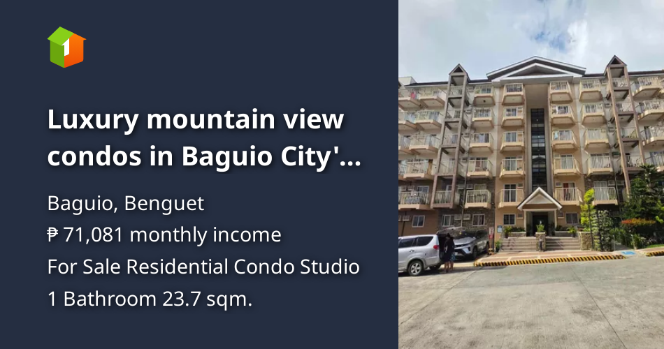 Visual Reference: Luxury Mountain View Condos In Baguio City S Heart Condos