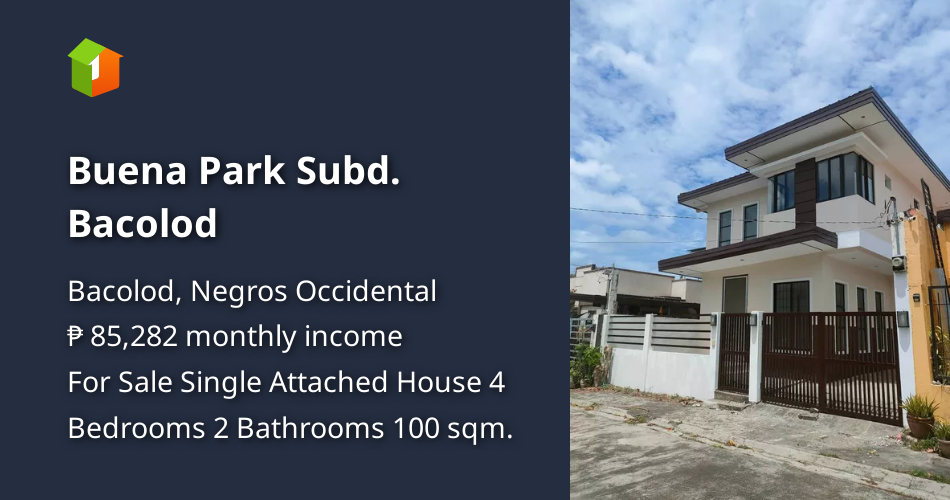 Buena Park Subd. Bacolod [House and Lot 🏘️] (March 2024) in Bacolod