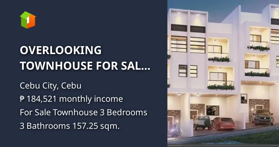 OVERLOOKING TOWNHOUSE FOR SALE IN NIVEL HILLS LAHUG CEBU CITY [House