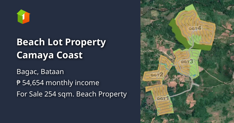 Beach Lot Property Camaya Coast [Beach Property 🏖️] (March 2024) in Bagac, Bataan for sale