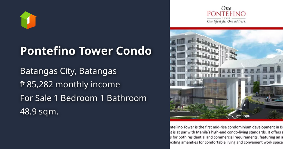 Pontefino Tower Condo [Condo 🏙️] (March 2023) in Batangas City