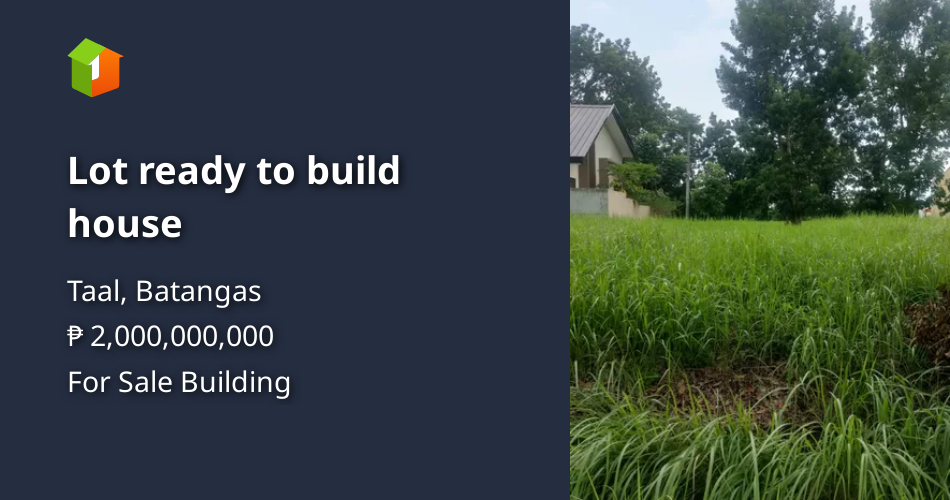 Lot ready to build house Properties 🏭] (October 2024) in