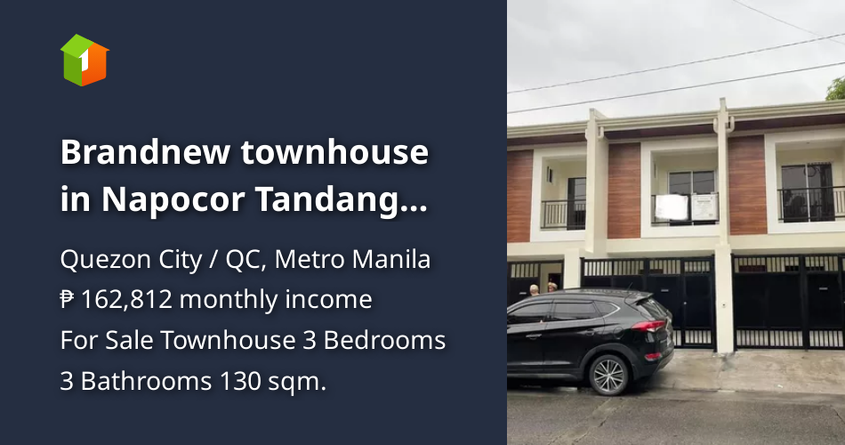 Brandnew townhouse in Napocor Tandang sora Quezon City [House and Lot 🏘
