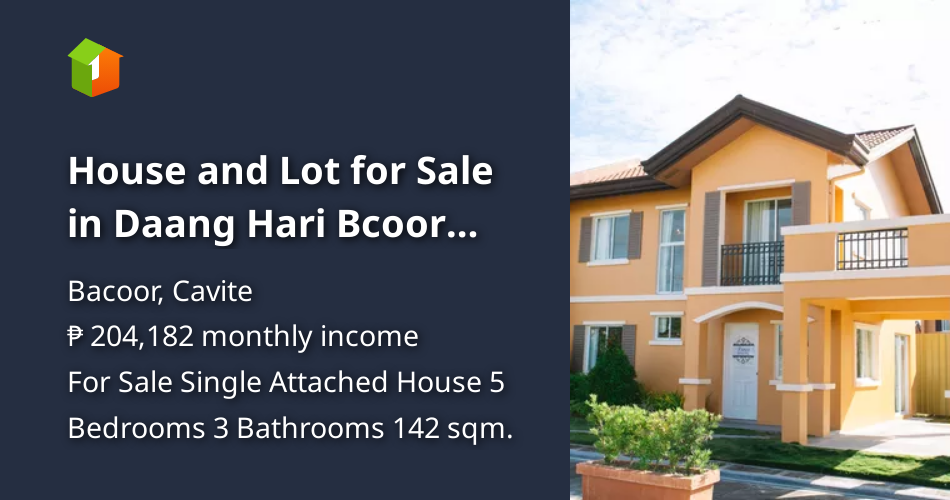House and Lot for Sale in Daang Hari Bcoor Cavite [House and Lot 🏘️