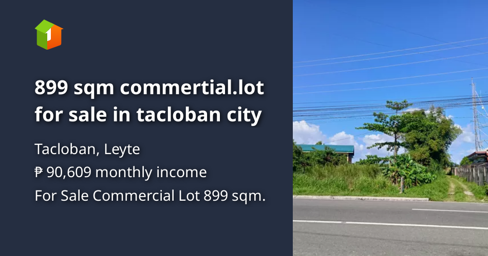 899 sqm commertial.lot for sale in tacloban city [Lot 🚜] (August 2024) in Tacloban, Leyte for sale